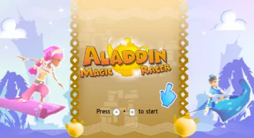 Aladdin Magic Racer screen shot title